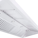 ZLINE 60 in. Wall Mount Range Hood Convertible Stainless Steel Crown Molding 597CRN-60