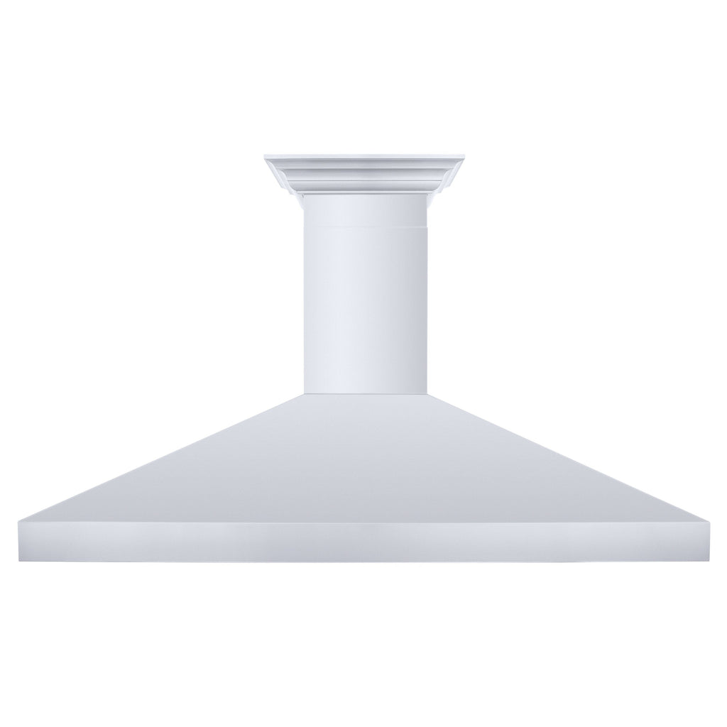 ZLINE 60 in. Wall Mount Range Hood Convertible Stainless Steel Crown Molding 597CRN-60