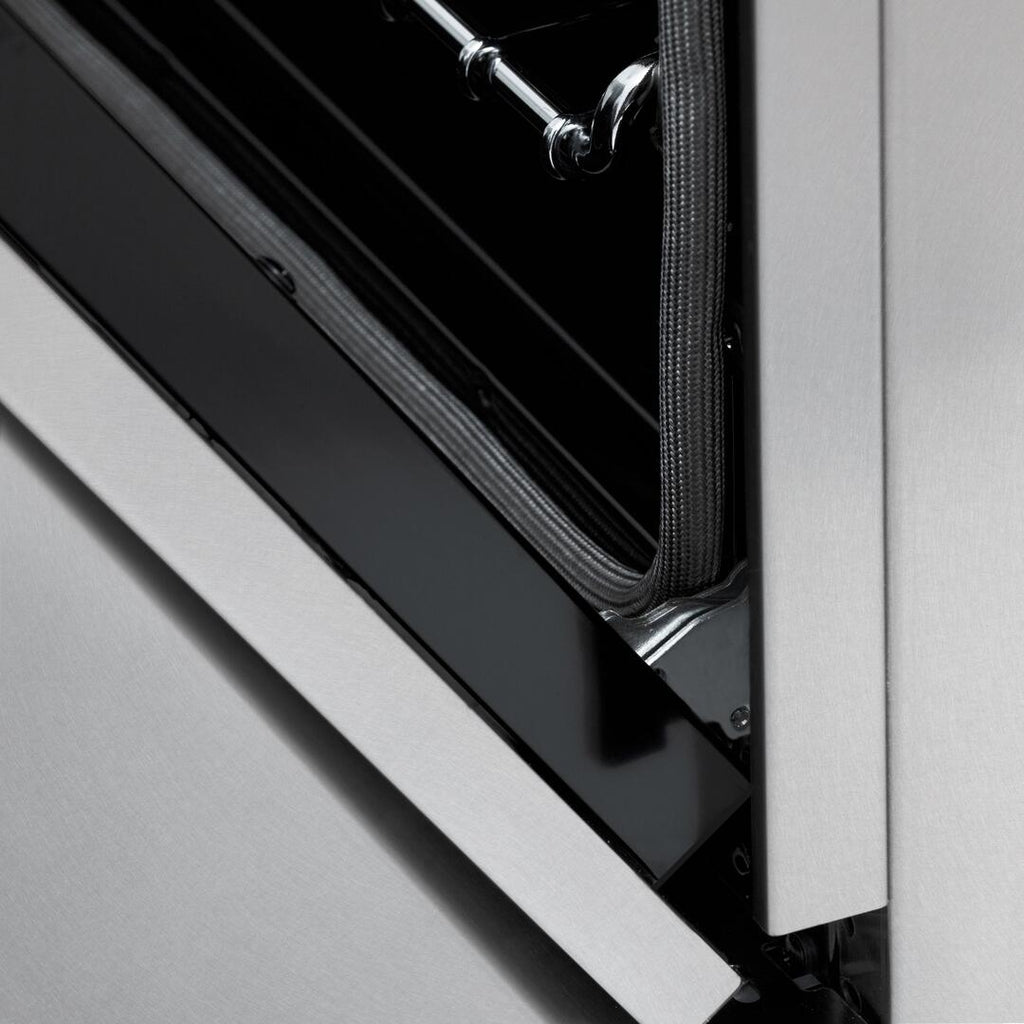 ZLINE Autograph Edition 48 in. Dual Fuel Range with 7 Gas Burners and Double Electric Ovens, 6.0 cu. ft., Satin Stainless Steel with Champagne Bronze Accents (Model RASZ-SN-48-CB)