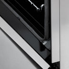ZLINE Autograph Edition 48 in. Dual Fuel Range with 7 Gas Burners and Double Electric Ovens, 6.0 cu. ft., Satin Stainless Steel with Champagne Bronze Accents (Model RASZ-SN-48-CB)