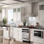 ZLINE Autograph 24" Dual Fuel Range, 2.8 cu. ft., Stainless Steel with Black Matte Accents (RAZ-24-MB)