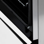 ZLINE Autograph 30 in. 4.0 cu. ft. Dual Fuel Range with Gas Cooktop and Electric Convection Oven in Stainless Steel with White Matte Door and Champagne Bronze Accents (RAZ-WM-30-CB)