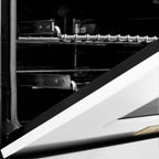 ZLINE Kitchen and Bath Autograph Package - 36 In. Dual Fuel Range, Range Hood, Dishwasher in White Matte with Gold Accents, 3AKP-RAWMRHDWM36-G
