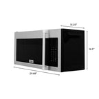 ZLINE 2-Piece Appliance Package - 30 In. Dual Fuel Range, Over-the-Range Microwave, 2KP-RAOTRH30
