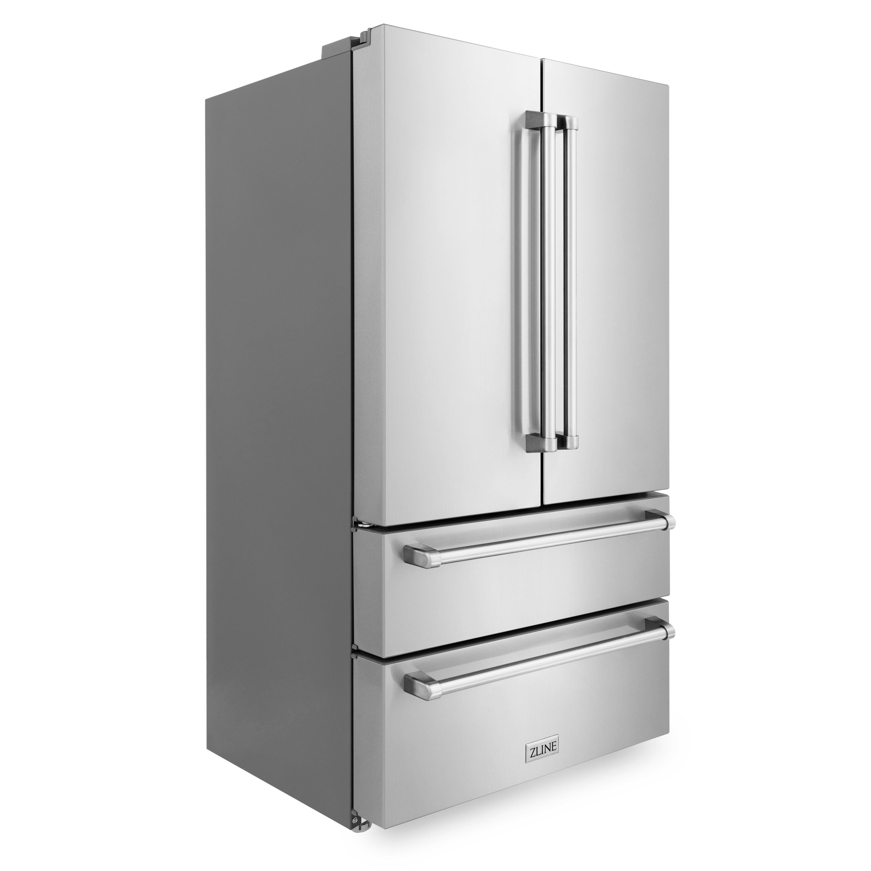 ZLINE 5-Piece Appliance Package - 60 In. Range, Range Hood, Refrigerator, Microwave and Dishwasher in Stainless Steel, 5KPR-RARH60-MWDWV
