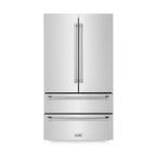 ZLINE Appliance Package - 36" Dual Fuel Range, Range Hood, Refrigerator, Microwave Drawer, Dishwasher and Beverage Fridge, 6KPR-RARH36-MWDWV-RBV