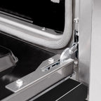ZLINE 30 in. Gas Range 4.2 cu. ft. 4 Burners Stainless Steel with Black Matte Door, MODEL CGR-BLM-30