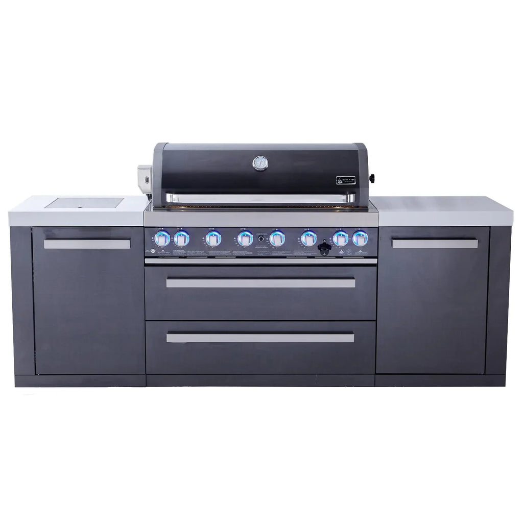 Mont Alpi 805 Black Stainless Steel Island Grill, MAi805-BSS