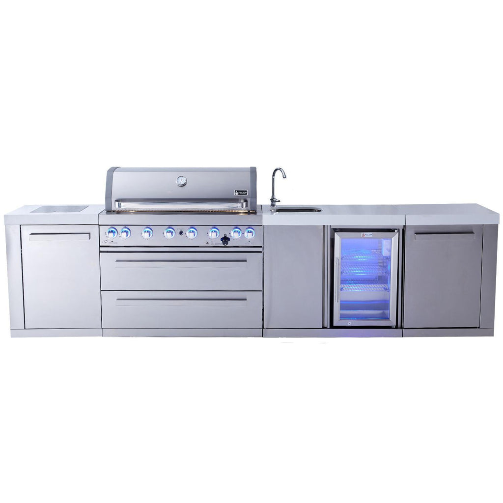 Mont Alpi 805 Island Grill with Beverage Center, MAi805-BEV