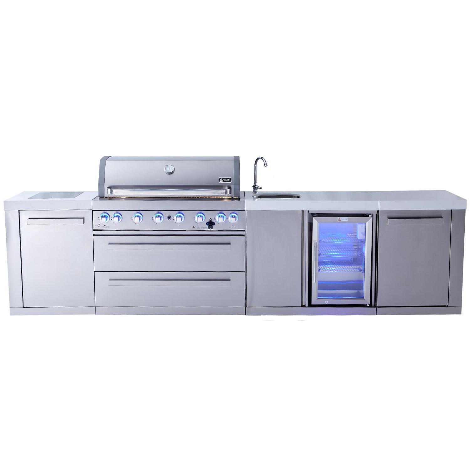 Mont Alpi 805 Island Grill with Beverage Center, MAi805-BEV
