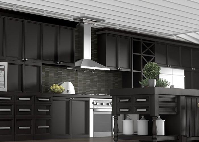 ZLINE 42 in Wall Mount Range Hood Convertible Vent Stainless Steel Crown Molding 700 CFM (KL2CRN-42)