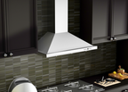 ZLINE 42 in. Wall Mount Range Hood Convertible Vent Stainless Steel Crown Molding KBCRN (KBCRN-42)