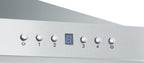 ZLINE 30 in Wall Mount Range Hood Convertible Stainless Steel with Crown Molding KBCRN-30