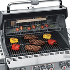 Mont Alpi Supreme 4 Burner cart grill in Black Stainless Steel, S-470