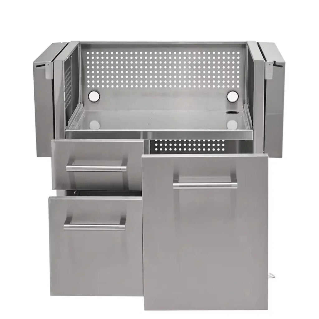 Coyote 30" Flat Top Grill Cart for C3FTG30 Flat top Grills