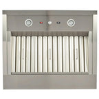Coyote 42" W x 30" D Chimney Hood with LED Lights - MUST PURCHASE BLOWER SEPARATELY