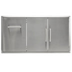 Coyote 45" Double Access Doors With Roll Out Trash
