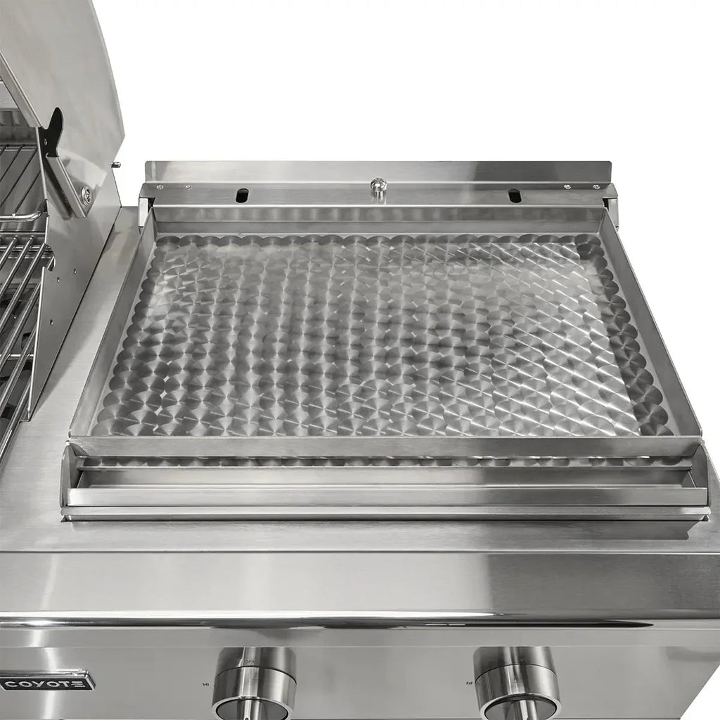 Coyote 50" Combo Built-In Gas and Flat Top Grill