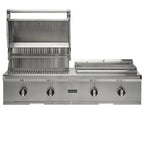 Coyote 50" Combo Built-In Gas and Flat Top Grill