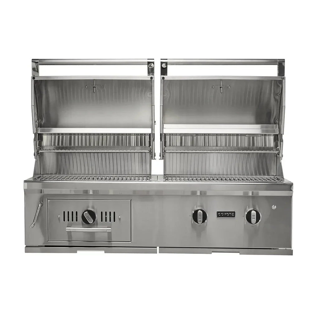 Coyote 50" Hybrid Built-In Gas and Charcoal Grill