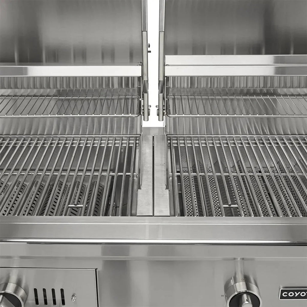 Coyote 50" Hybrid Built-In Gas and Charcoal Grill