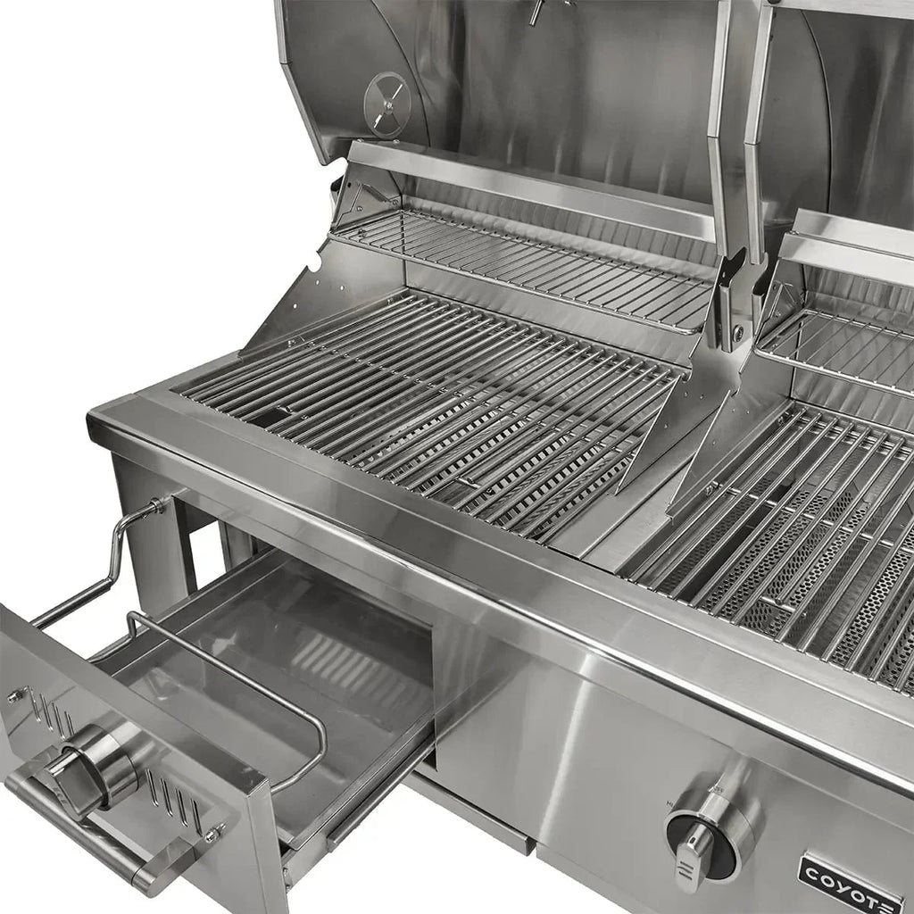 Coyote 50" Hybrid Built-In Gas and Charcoal Grill