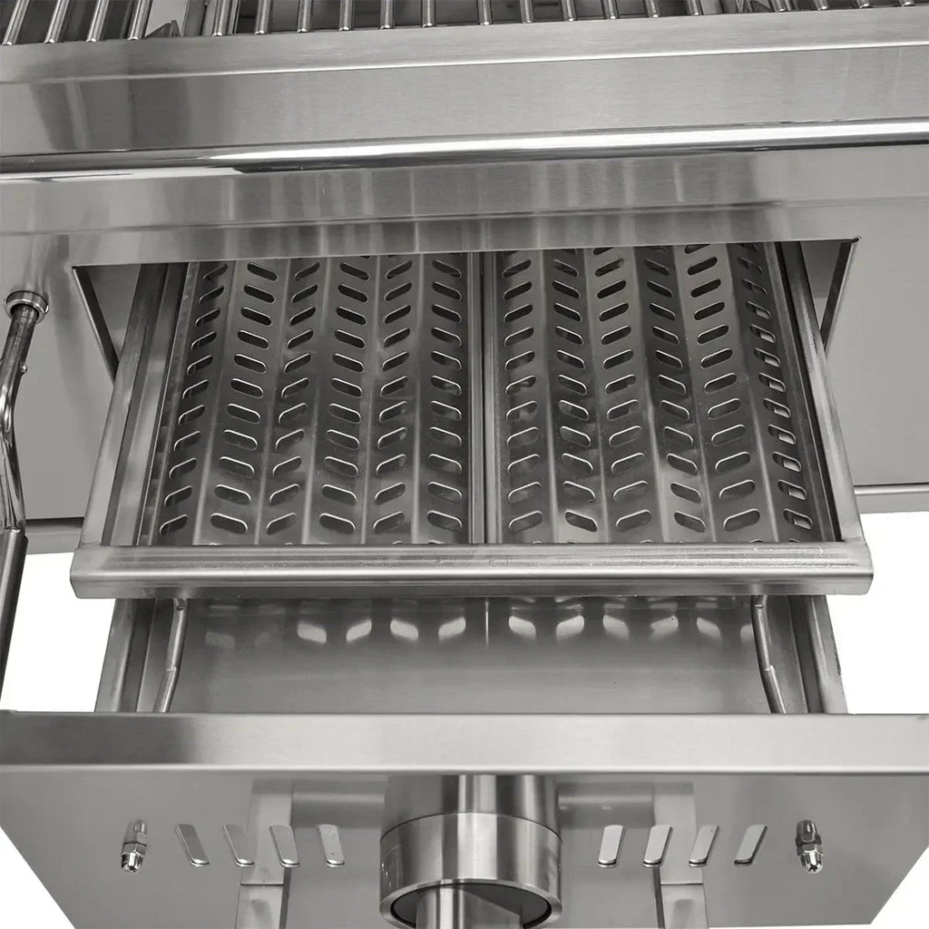 Coyote 50" Hybrid Built-In Gas and Charcoal Grill