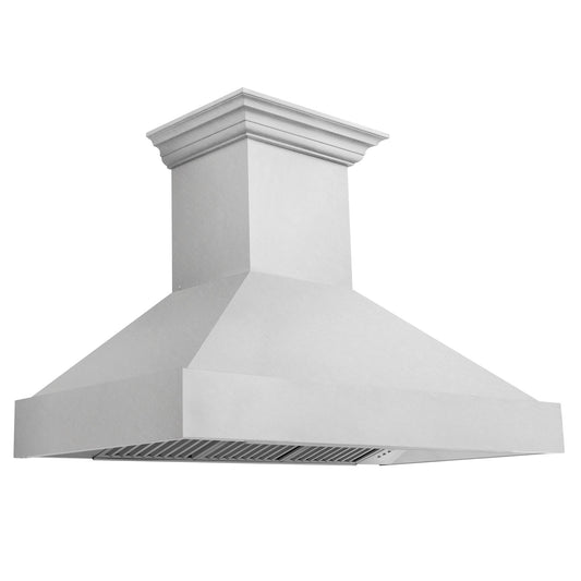 ZLINE 48 in Wall Mount Range Hood 400 CFM Satin Stainless Steel (8654SN-48)