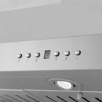 ZLINE 36 in Island Range Hood Stainless Steel Convertible Ducted/Ductless 4-Speed Fan (KL3i-36)