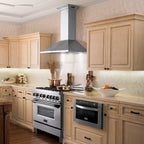 ZLINE 30 in. Wall Mount Range Hood with Bluetooth Speakers, Stainless Steel, KL2CRN-BT-30