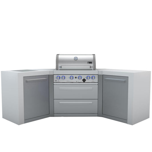 Mont Alpi 400 Deluxe Island Grill with 45 Degree Corners, MAi400-D45