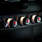 Mont Alpi Supreme 4 Burner cart grill in Black Stainless Steel, S-470