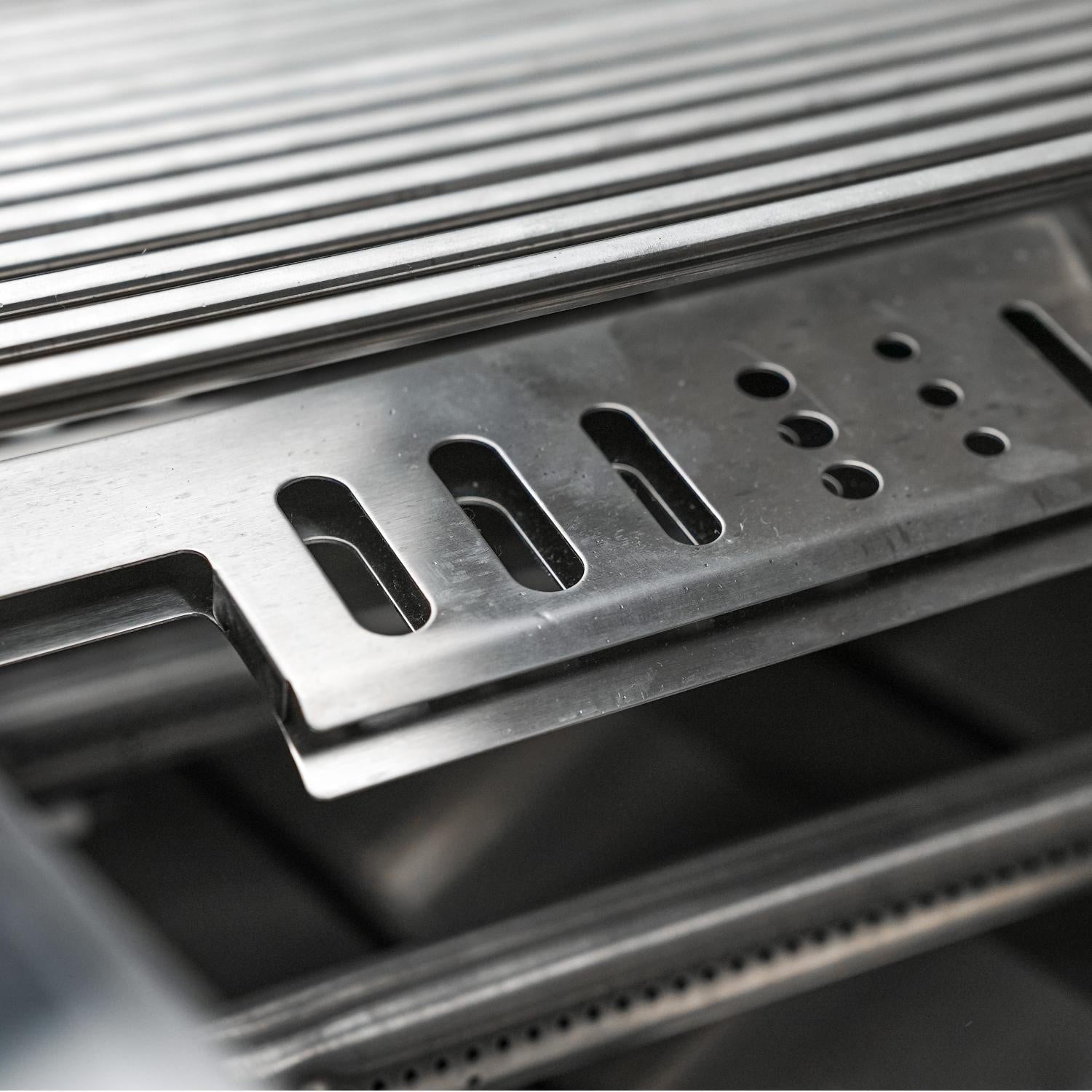 Mont Alpi 805 Deluxe Island Grill with 90 Degree Corner and Fridge Cabinet, MAi805-D90FC