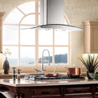 ZLINE 30 Inch Island Range Hood Stainless Steel 400 CFM LED Lighting (GL14i-30)