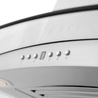 ZLINE 30 Inch Island Range Hood Stainless Steel 400 CFM LED Lighting (GL14i-30)