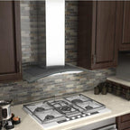 ZLINE 48 in. Wall Mount Range Hood Convertible Stainless Steel & Glass 4-Speed 400 CFM (KN4-48)