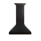 ZLINE 36 in Wall Mount Range Hood Wooden Black Finish Kitchen Ventilation (KPCC-36)