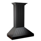 ZLINE 30 Inch Wooden Wall Mount Range Hood Black Finish (KPCC-30)
