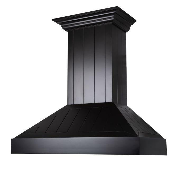 ZLINE 30 Inch Wooden Wall Mount Range Hood Black Finish (KPCC-30)