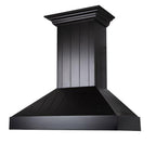 ZLINE 36 in Wall Mount Range Hood Wooden Black Finish Kitchen Ventilation (KPCC-36)