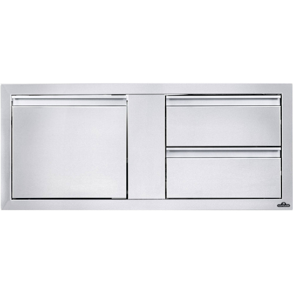 Napoleon 42" X 16" Single Door & Double Drawer Combo