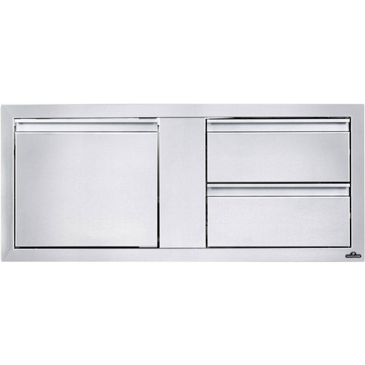 Napoleon 42" X 16" Single Door & Double Drawer Combo
