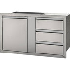 Napoleon 42" X 24" Large Single Door & Triple Drawer