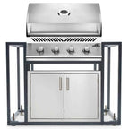 Napoleon BI32 500-Series Gas BBQ Grill Island with 30x19 Double Access Doors