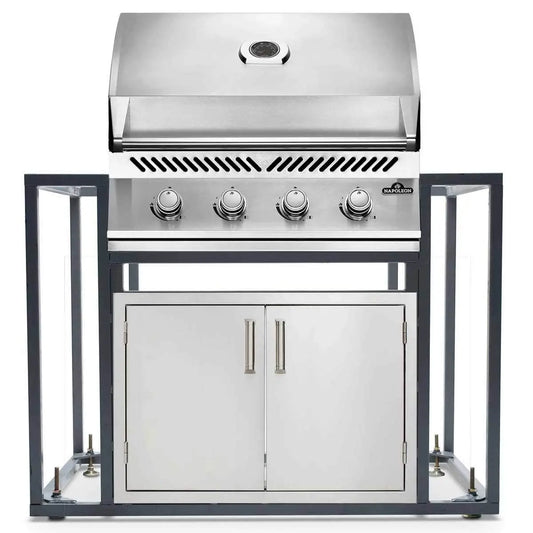 Napoleon BI32 500-Series Gas BBQ Grill Island with 30x19 Double Access Doors