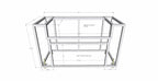 Napoleon BIG44 700-Series Gas BBQ Grill Island with 42x19 Double Access Doors