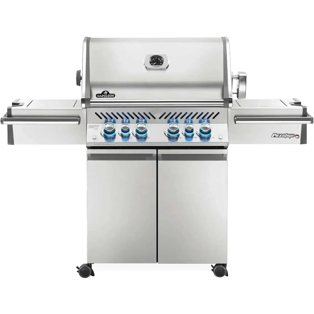 Napoleon Grills Prestige PRO 500 Gas BBQ Grill with Infrared Side & Rear Burners, Stainless Steel
