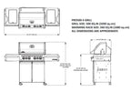 Napoleon Grills Prestige PRO 500 Gas BBQ Grill with Infrared Side & Rear Burners, Stainless Steel