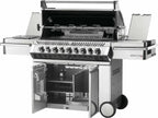 Napoleon Grills Prestige PRO 665 Gas BBQ Grill with Infrared Side & Rear Burners, Stainless Steel