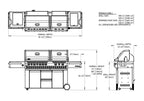 Napoleon Grills Prestige PRO 825 Gas BBQ Grill with Infrared Rear and Side Burners, PRO825RSBI-3